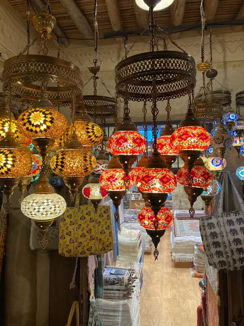 Лампы продающиеся на Al Fahidi Souk