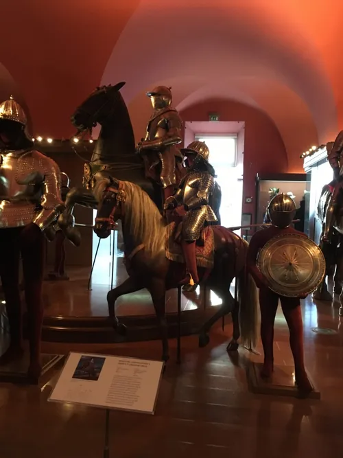 Armour room in Madrid palace