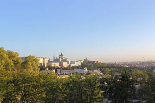 View point at the Temple of Debod