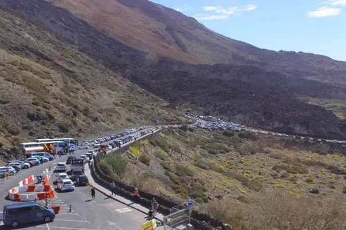 Parking on Teide