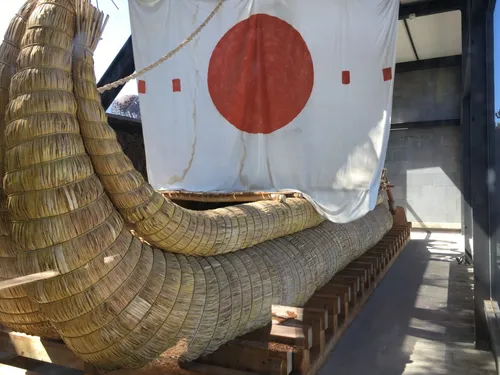 replica of Thor Heyerdahl's boat