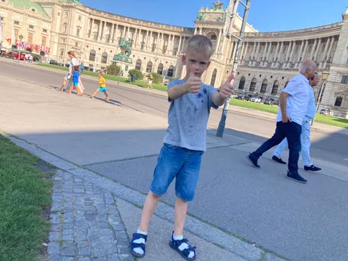 Vienna with kid